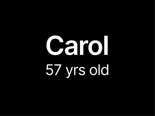 Carol 57 yrs old